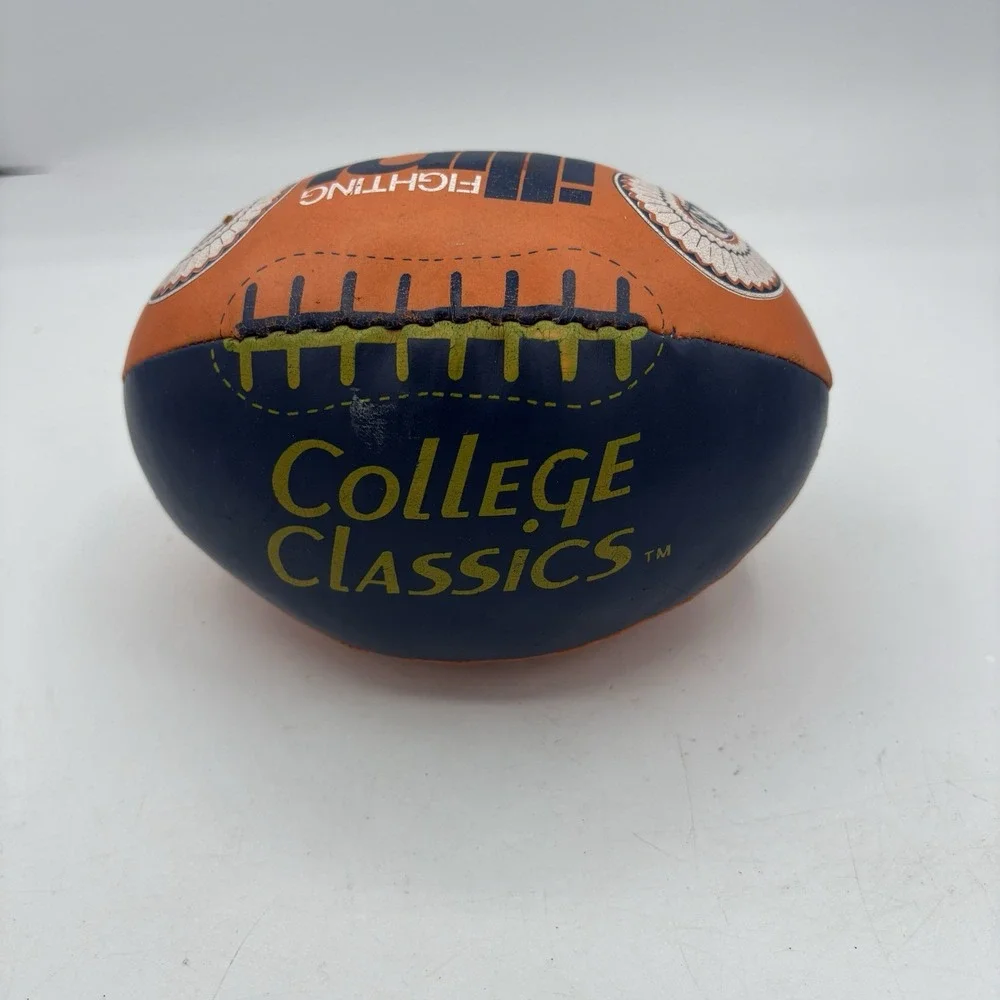 Hutch Soft Plush Football U of Illinois‎ Illini Chief Illiniwek College Classics